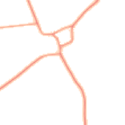 Daytime road noise heatmap for DE12 8EF