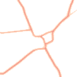 Daytime road noise heatmap for DE12 8EH