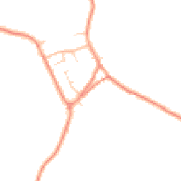 Daytime road noise heatmap for DE12 8ES
