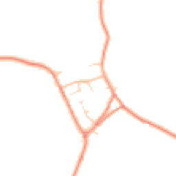 Daytime road noise heatmap for DE12 8HE