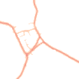 Daytime road noise heatmap for DE12 8HJ