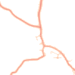 Daytime road noise heatmap for DE12 8HY