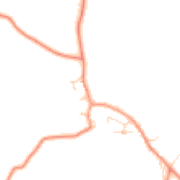 Daytime road noise heatmap for DE12 8JU