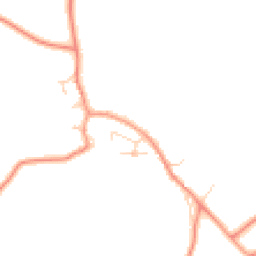 Daytime road noise heatmap for DE12 8JW