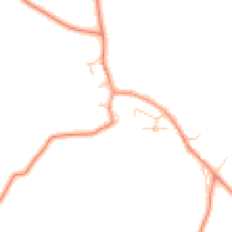 Daytime road noise heatmap for DE12 8LB