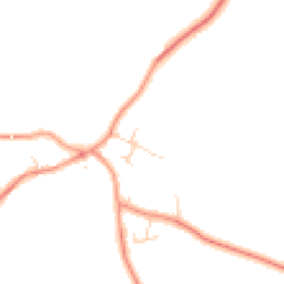 Daytime road noise heatmap for DE12 8ND