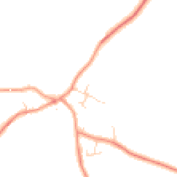 Daytime road noise heatmap for DE12 8NE