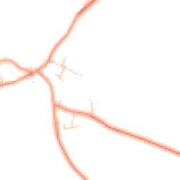 Daytime road noise heatmap for DE12 8NF