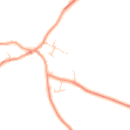 Daytime road noise heatmap for DE12 8NG