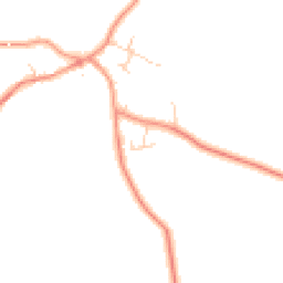 Daytime road noise heatmap for DE12 8NJ