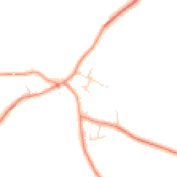 Daytime road noise heatmap for DE12 8NN