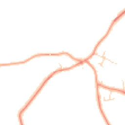 Daytime road noise heatmap for DE12 8NP