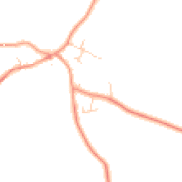 Daytime road noise heatmap for DE12 8NQ