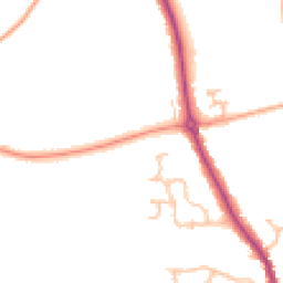 Daytime road noise heatmap for DE13 0AE