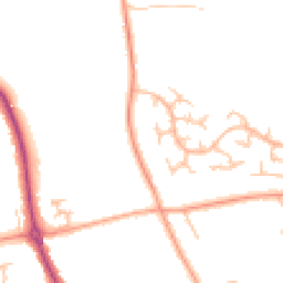 Daytime road noise heatmap for DE13 0AY