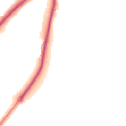 Night-time road noise heatmap for DE13 0DA