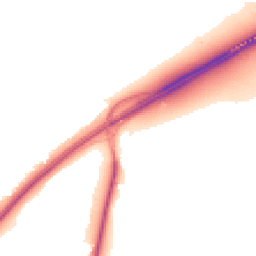 Night-time road noise heatmap for DE13 0DG