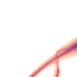 Night-time road noise heatmap for DE13 0DH