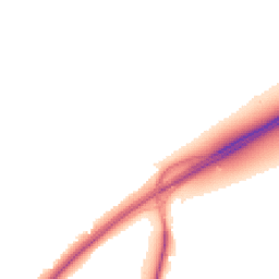 Night-time road noise heatmap for DE13 0DQ