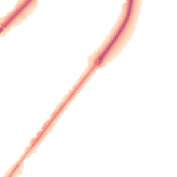 Night-time road noise heatmap for DE13 0DR