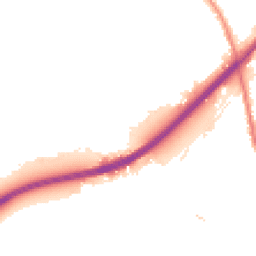 Night-time road noise heatmap for DE13 0GH