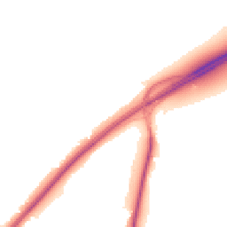 Night-time road noise heatmap for DE13 0JE