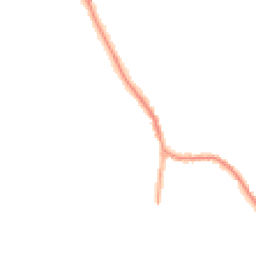 Night-time road noise heatmap for DE13 0NP