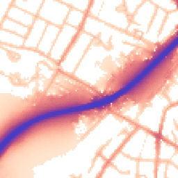 Daytime road noise heatmap for DE13 0RG