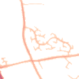 Daytime road noise heatmap for DE13 0YD