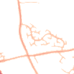 Daytime road noise heatmap for DE13 0YE