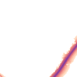 Night-time road noise heatmap for DE13 7AG