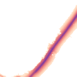Night-time road noise heatmap for DE13 7AH