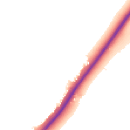 Night-time road noise heatmap for DE13 7AT