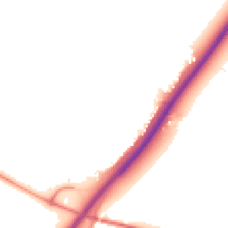 Night-time road noise heatmap for DE13 7AZ