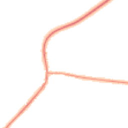 Night-time road noise heatmap for DE13 7JP