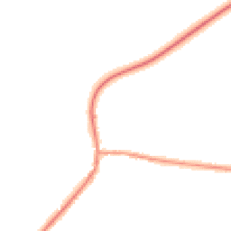 Night-time road noise heatmap for DE13 7JZ