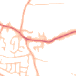 Daytime road noise heatmap for DE13 8AR