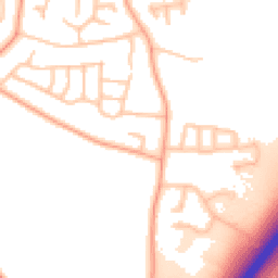 Daytime road noise heatmap for DE13 8HD