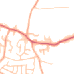 Daytime road noise heatmap for DE13 8HL