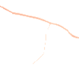 Night-time road noise heatmap for DE13 8JN