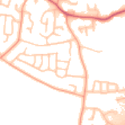Daytime road noise heatmap for DE13 8LH