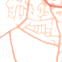 Daytime road noise heatmap for DE13 8LR