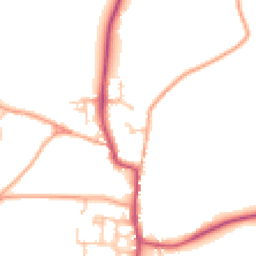 Daytime road noise heatmap for DE13 8NU