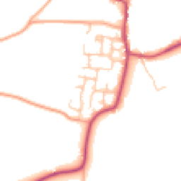 Daytime road noise heatmap for DE13 8QA