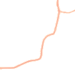 Night-time road noise heatmap for DE13 8QF