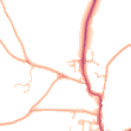 Daytime road noise heatmap for DE13 8QG
