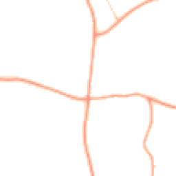 Daytime road noise heatmap for DE13 8RD