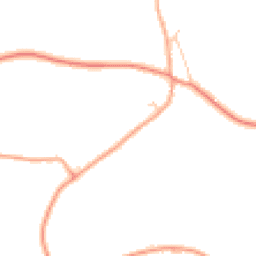 Daytime road noise heatmap for DE13 8SB