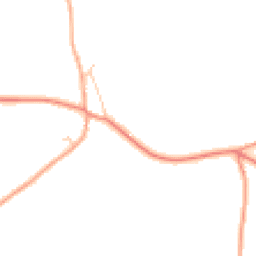 Daytime road noise heatmap for DE13 8SH