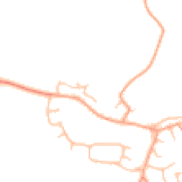 Daytime road noise heatmap for DE13 9BN